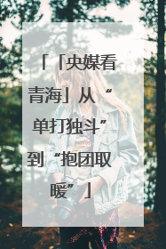 「央媒看青海」从“单打独斗”到“抱团取暖”