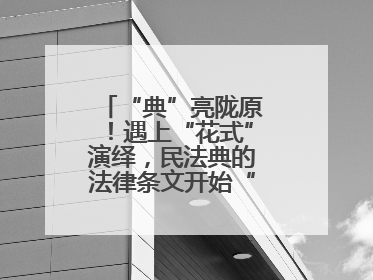 “典”亮陇原！遇上“花式”演绎，民法典的法律条文开始“动”起来了