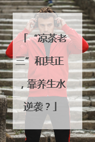 “凉茶老三”和其正，靠养生水逆袭？
