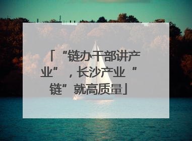 “链办干部讲产业”，长沙产业“链”就高质量