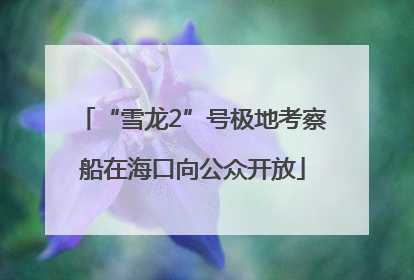 “雪龙2”号极地考察船在海口向公众开放