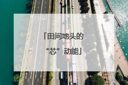 田间地头的“芯”动能