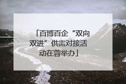 百博百企“双向双进”供需对接活动在蓉举办