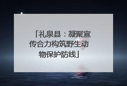 礼泉县：凝聚宣传合力构筑野生动物保护防线