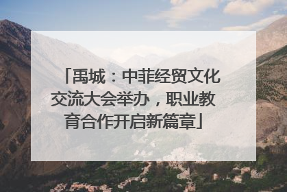 禹城：中菲经贸文化交流大会举办，职业教育合作开启新篇章