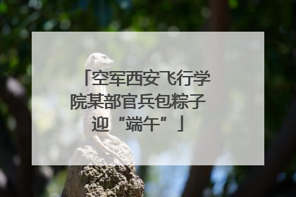 空军西安飞行学院某部官兵包粽子迎“端午”