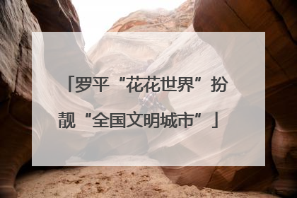 罗平“花花世界”扮靓“全国文明城市”