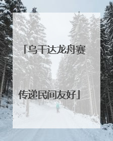 乌干达龙舟赛传递民间友好