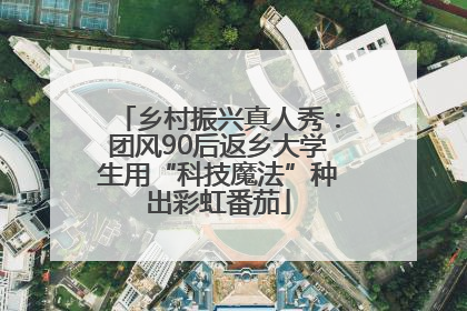 乡村振兴真人秀：团风90后返乡大学生用“科技魔法”种出彩虹番茄
