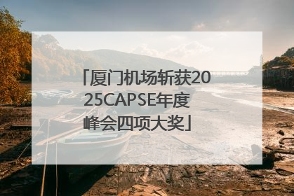 厦门机场斩获2025CAPSE年度峰会四项大奖