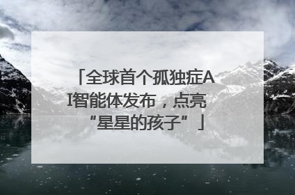 全球首个孤独症AI智能体发布，点亮“星星的孩子”
