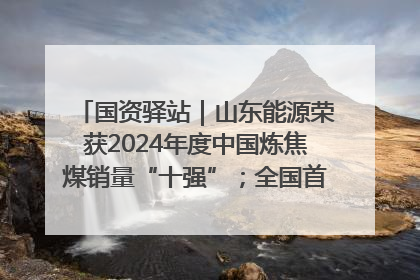 国资驿站｜山东能源荣获2024年度中国炼焦煤销量“十强”；全国首例铁路盖上智慧物流园钢结构主体完工