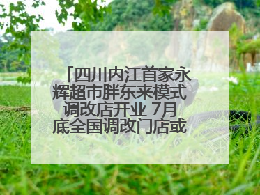 四川内江首家永辉超市胖东来模式调改店开业 7月底全国调改门店或将突破150家丨新经济观察