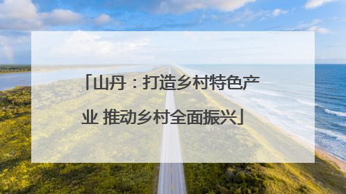 山丹：打造乡村特色产业 推动乡村全面振兴