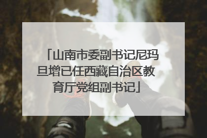 山南市委副书记尼玛旦增已任西藏自治区教育厅党组副书记