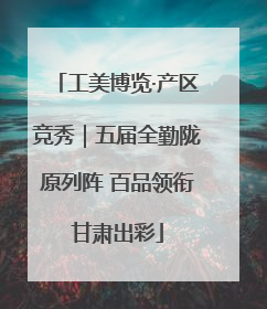 工美博览·产区竞秀｜五届全勤陇原列阵 百品领衔甘肃出彩