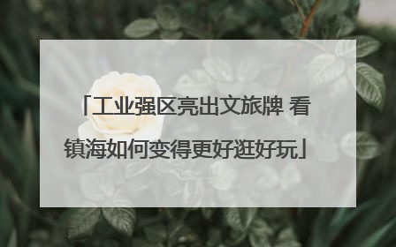 工业强区亮出文旅牌 看镇海如何变得更好逛好玩