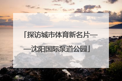 探访城市体育新名片——沈阳国际泵道公园