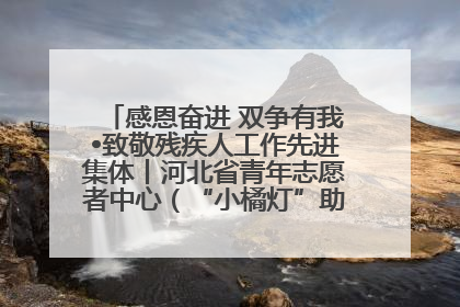 感恩奋进 双争有我•致敬残疾人工作先进集体丨河北省青年志愿者中心（“小橘灯”助残接力计划实施团队）：用温暖陪伴，守护特殊孩子成长