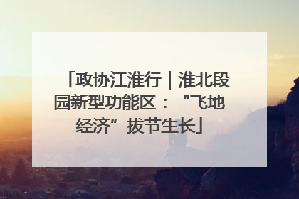 政协江淮行｜淮北段园新型功能区：“飞地经济”拔节生长