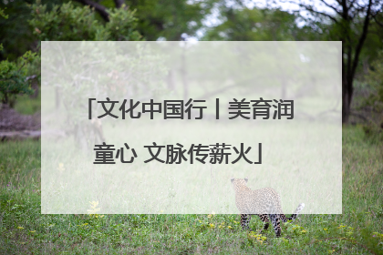 文化中国行丨美育润童心 文脉传薪火