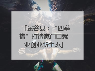 景谷县：“四举措”打造家门口就业创业新生态
