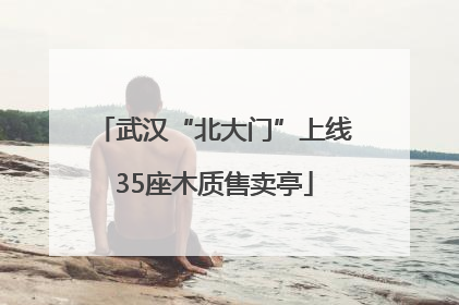 武汉“北大门”上线35座木质售卖亭