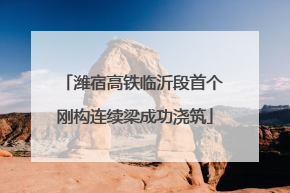 潍宿高铁临沂段首个刚构连续梁成功浇筑
