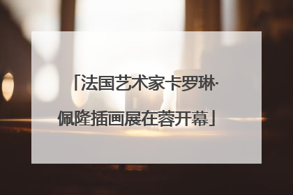 法国艺术家卡罗琳·佩隆插画展在蓉开幕