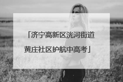 济宁高新区洸河街道黄庄社区护航中高考