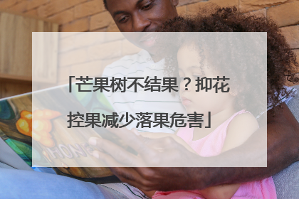 芒果树不结果？抑花控果减少落果危害