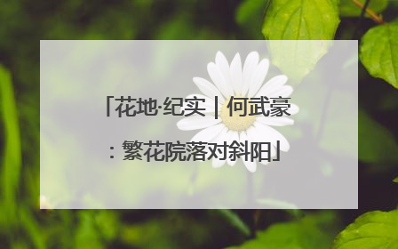 花地·纪实｜何武豪：繁花院落对斜阳
