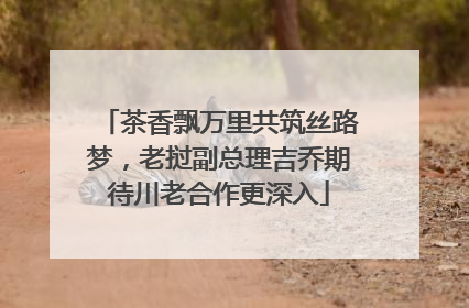 茶香飘万里共筑丝路梦，老挝副总理吉乔期待川老合作更深入