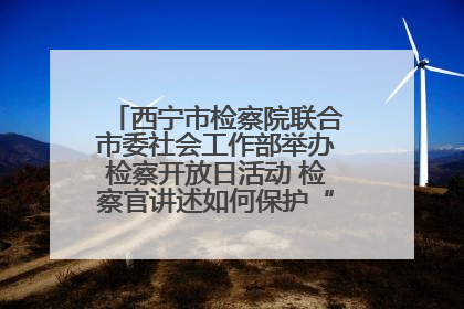 西宁市检察院联合市委社会工作部举办检察开放日活动 检察官讲述如何保护“少年的你”
