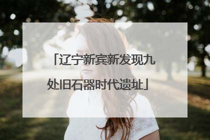 辽宁新宾新发现九处旧石器时代遗址