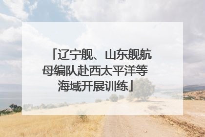 辽宁舰、山东舰航母编队赴西太平洋等海域开展训练