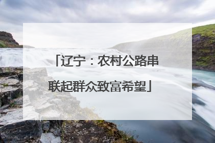 辽宁：农村公路串联起群众致富希望
