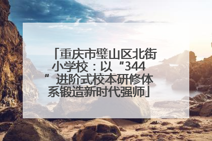 重庆市璧山区北街小学校：以“344”进阶式校本研修体系锻造新时代强师