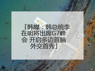 韩媒：韩总统李在明将出席G7峰会 开启多边首脑外交首秀