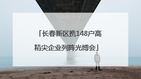长春新区携148户高精尖企业列阵光博会