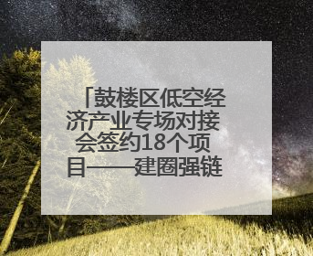 鼓楼区低空经济产业专场对接会签约18个项目——建圈强链 比翼齐飞