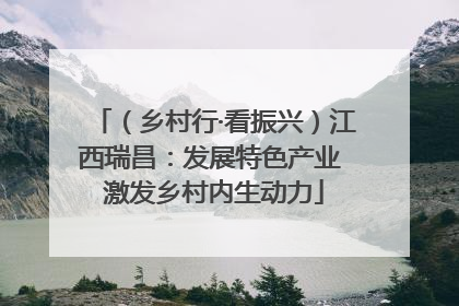 （乡村行·看振兴）江西瑞昌：发展特色产业 激发乡村内生动力