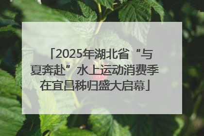 2025年湖北省“与夏奔赴”水上运动消费季在宜昌秭归盛大启幕